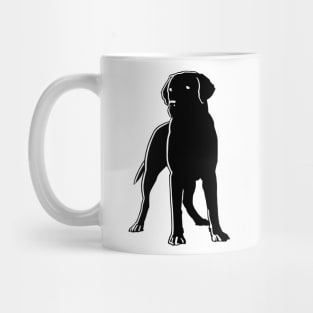 Dog Black Silhouette Pet Animal Cool Style Mug